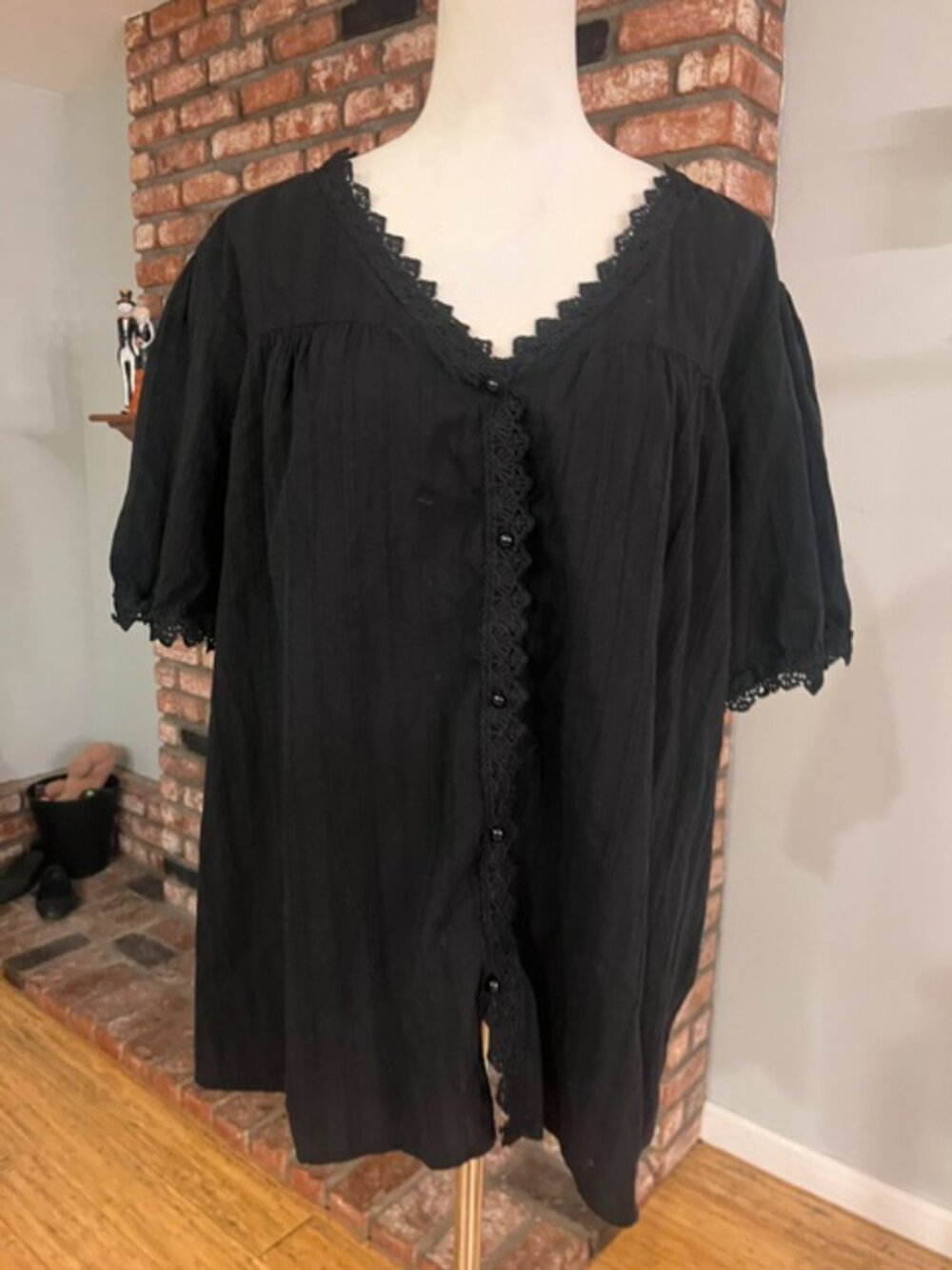 Baltic Born Alivia Lace Trim Blouse